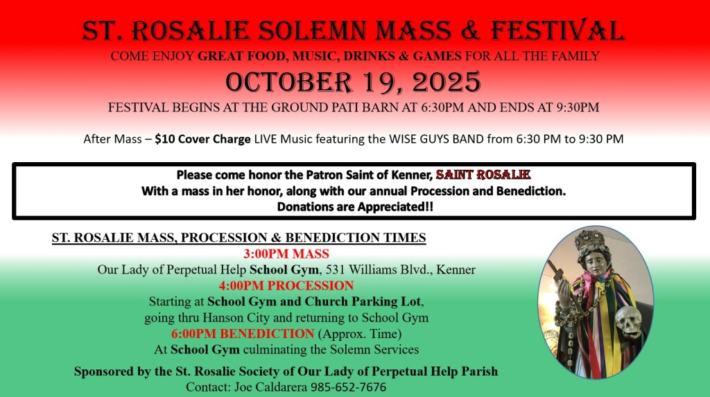 St. Rosalie Flyer 2025