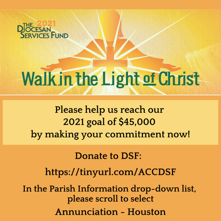 DSF Diocesan Services Fund The Church of the Annunciation