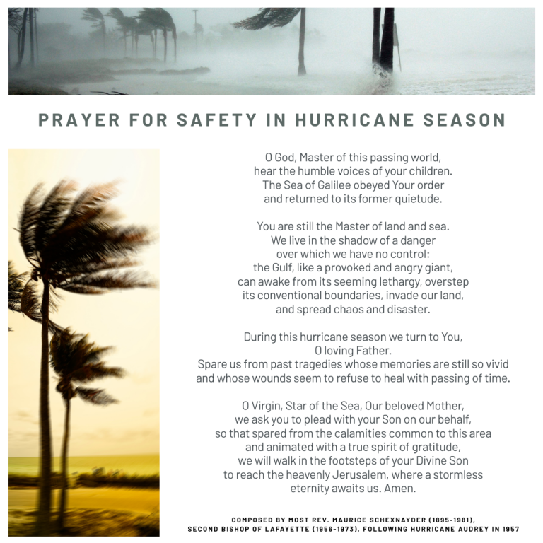 prayer for Hurricane Season
