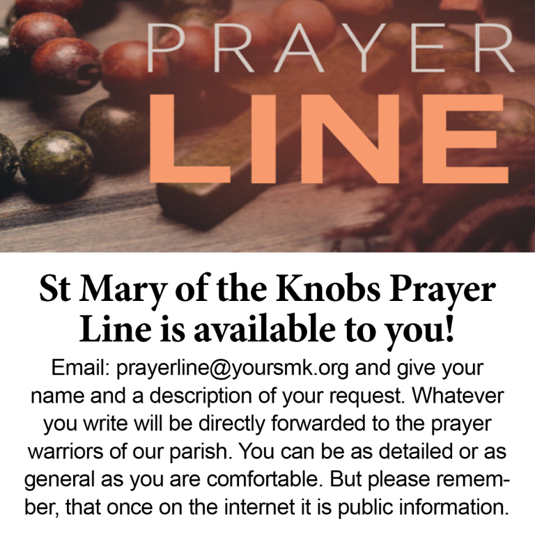 Prayer Line St. Mary of the Knobs