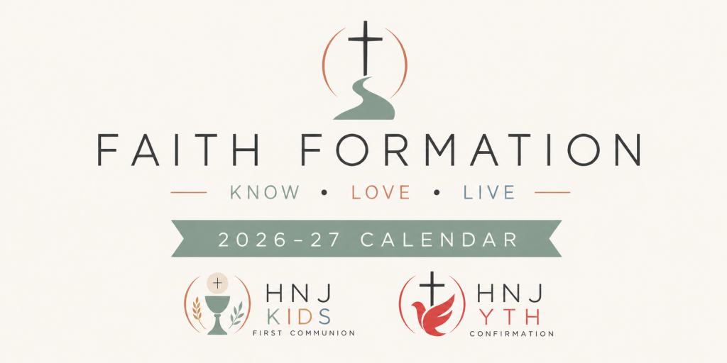 Faith Formation 2026-27 Calendar