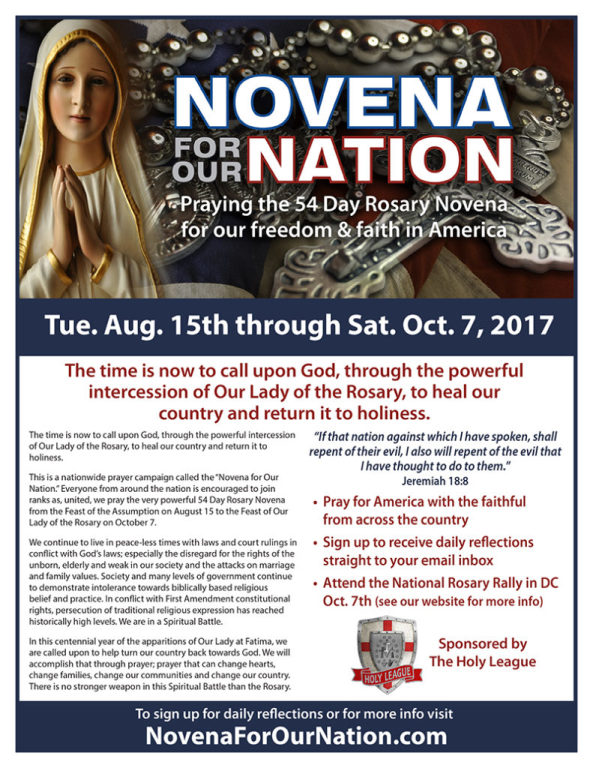 Novena for Our Nation San Clemente Catholic Church