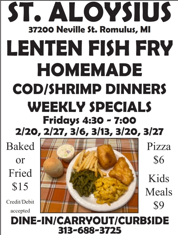 2026 Lenten Fish Fry