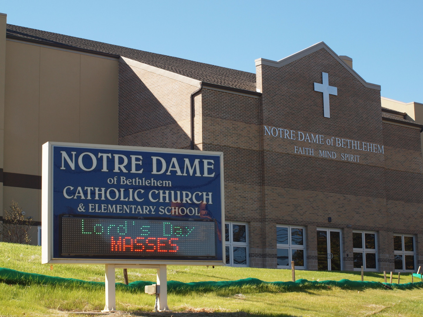 Peace Light Notre Dame of Bethlehem Church