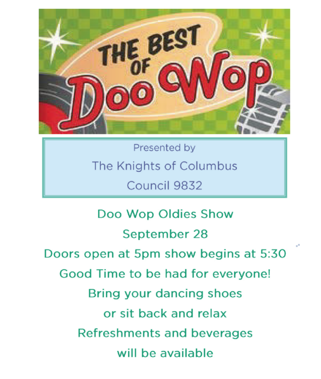 Doo Wop Show Flyer