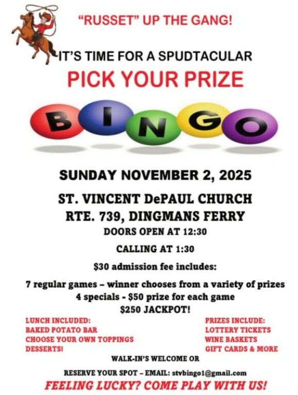Pick Your Prize BINGO