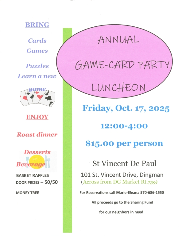 Card Party Flyer