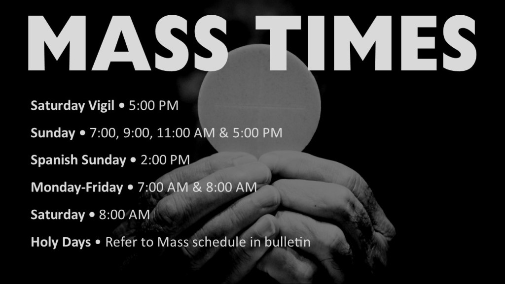 Mass Schedule & Offerings St. Patrick Church Mass Schedule & Offerings St. Patrick Church