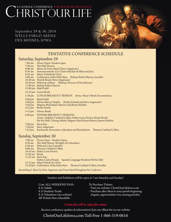 Christ Our Life Conference CLUSTER PARISHES