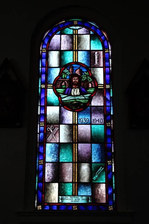 Saint Jude stained glass window