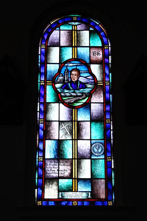 Saint Eugene stained glass window