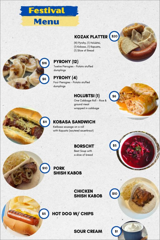 Festival Menu