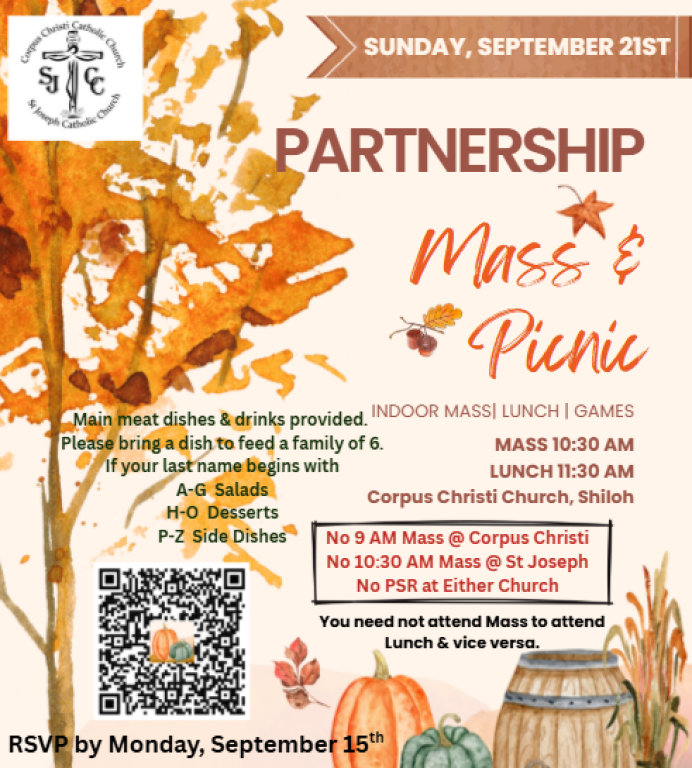 partnership mass & picnic