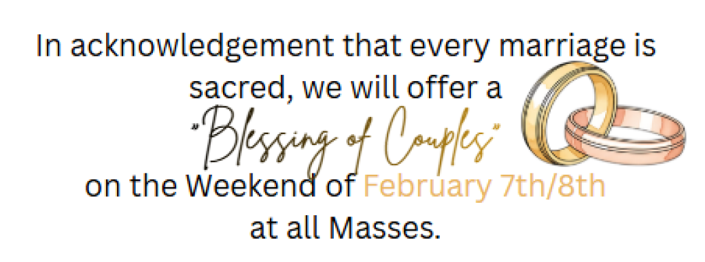 blessing of couples