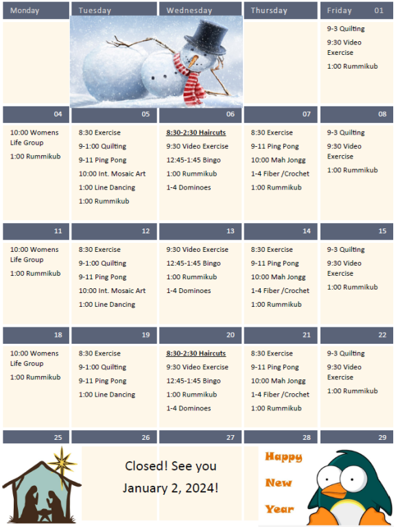 activity-calendar-hill-country-senior-center