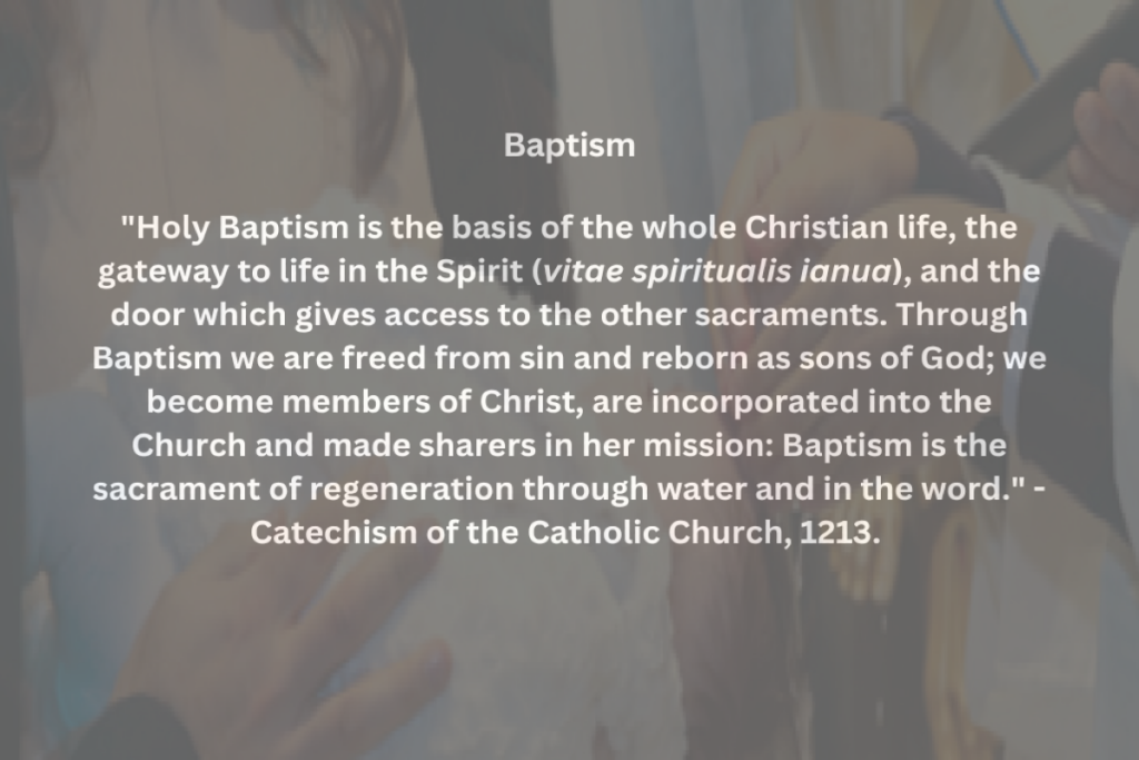 Baptism St. Alphonsus Catholic Church