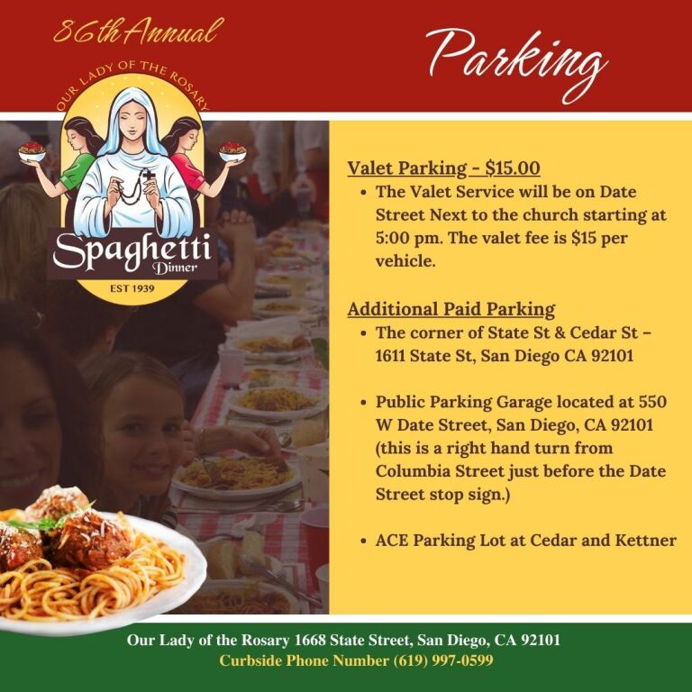 Spaghetti Dinner Parking
