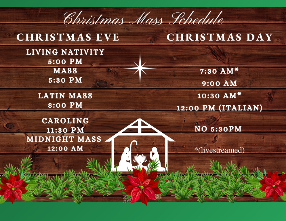 Christmas Mass Times