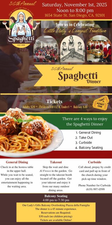 Spaghetti Dinner 2024