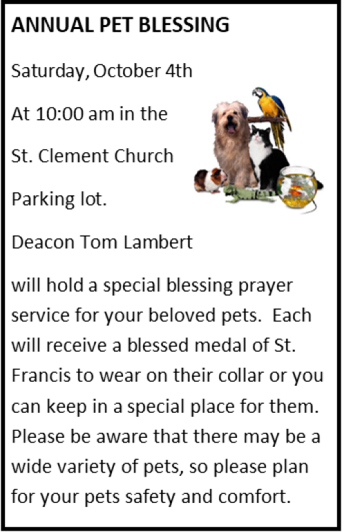 Pet Blessing