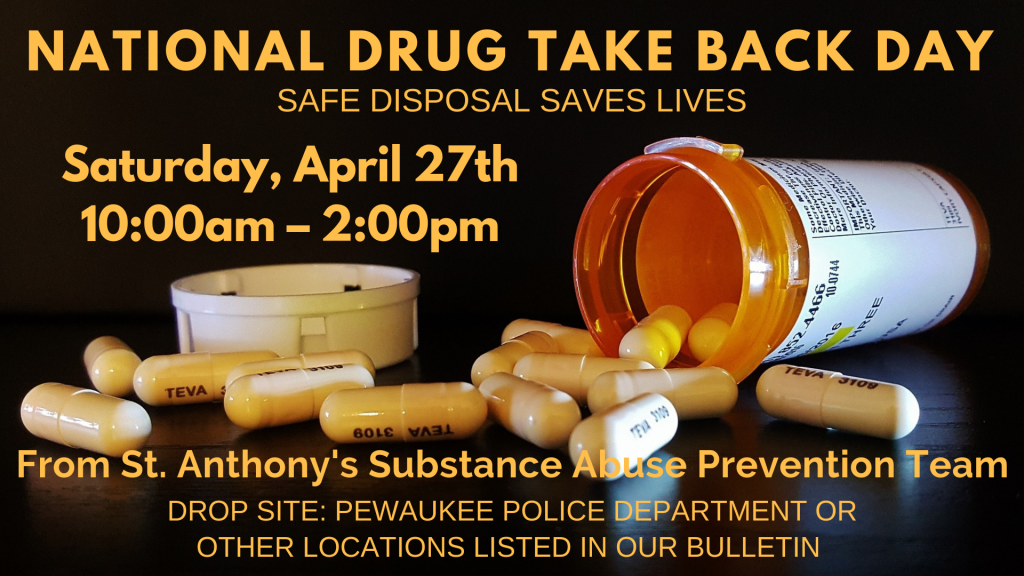 National Drug Take Back Day April 27 Why National Drug Take Back Day April 27