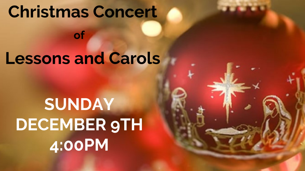 Lessons and Carols at St. Anthony on the Lake Lessons and Carols at St. Anthony on the Lake
