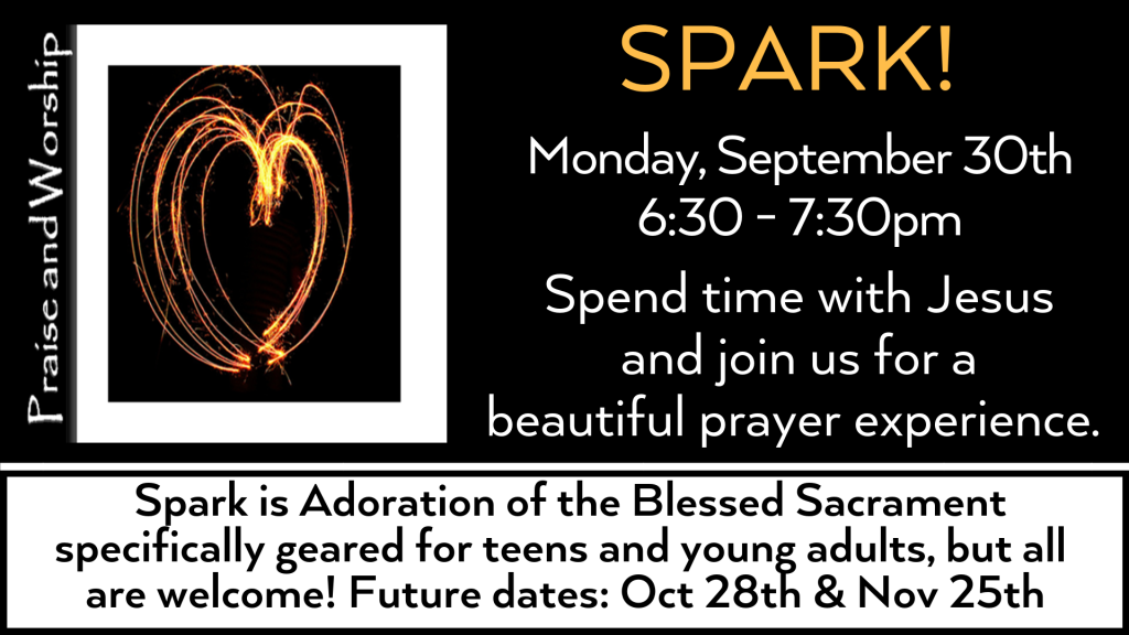 Spark! Spark! at St. Anthony on the Lake