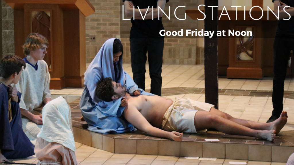 Living Stations of the Cross at St. Anthony on the Lake Living Stations of the Cross at St. Anthony on the Lake