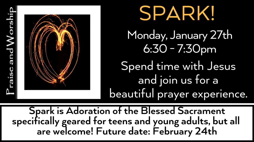 Spark! Spark! at St. Anthony on the Lake