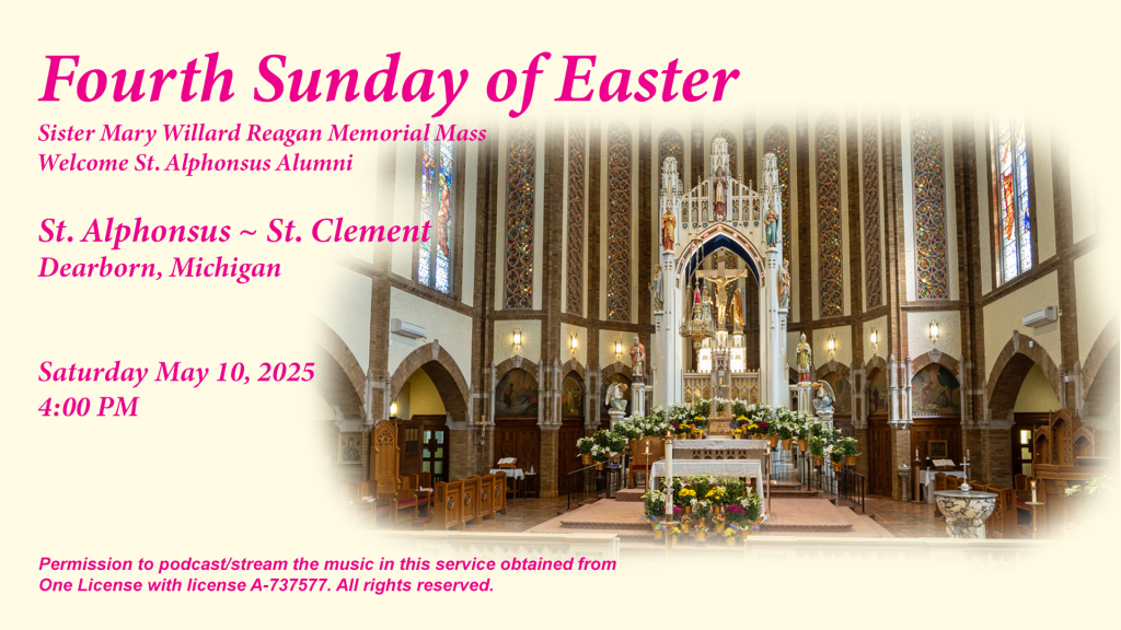 Livestream Schedule | St. Alphonsus-St. Clement Parish