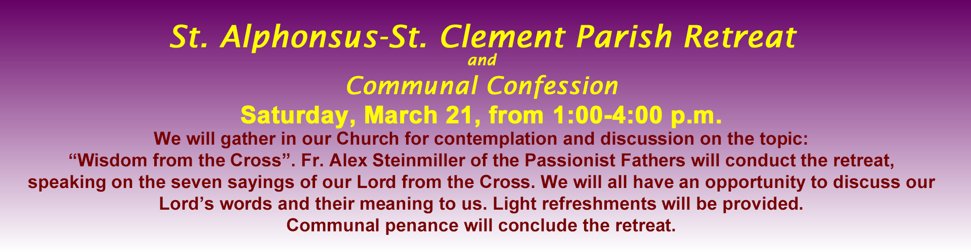 St. Alphonsus-St. Clement Parish