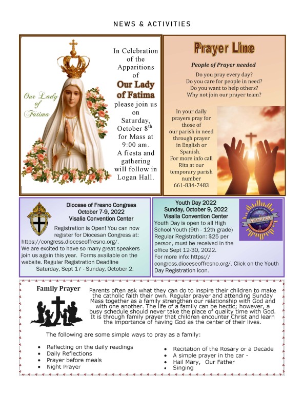 This Week's Bulletin St. Philip Church