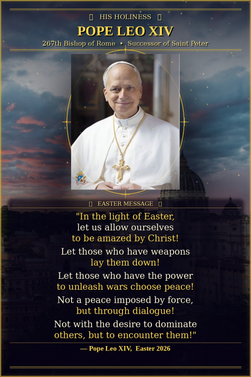 Pope Leo XIV - Easter Sunday 2026
