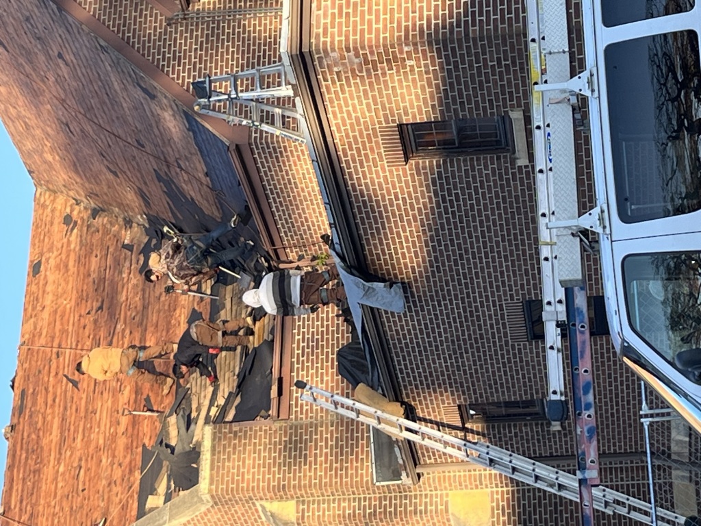 Reroofing the Church 10/27/2025