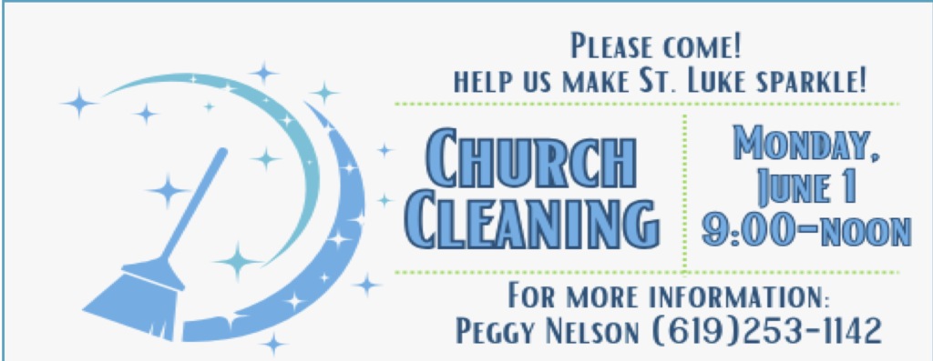 Church Cleaning 6/1