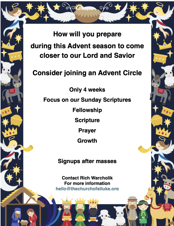 Advent Circle Groups forming now