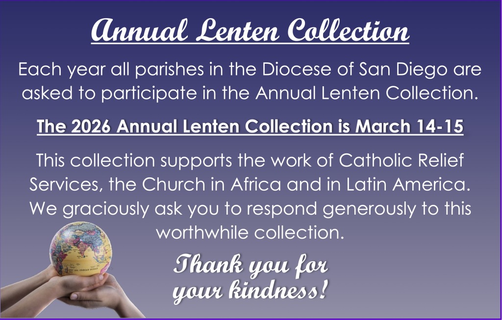 Annual Lenten Collection