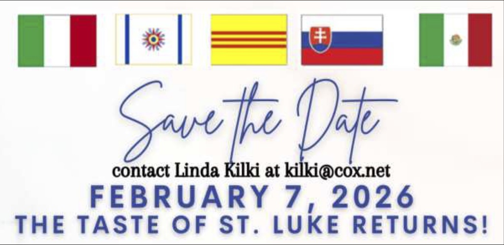 Save the Date, February 7, for The Taste of St. Luke