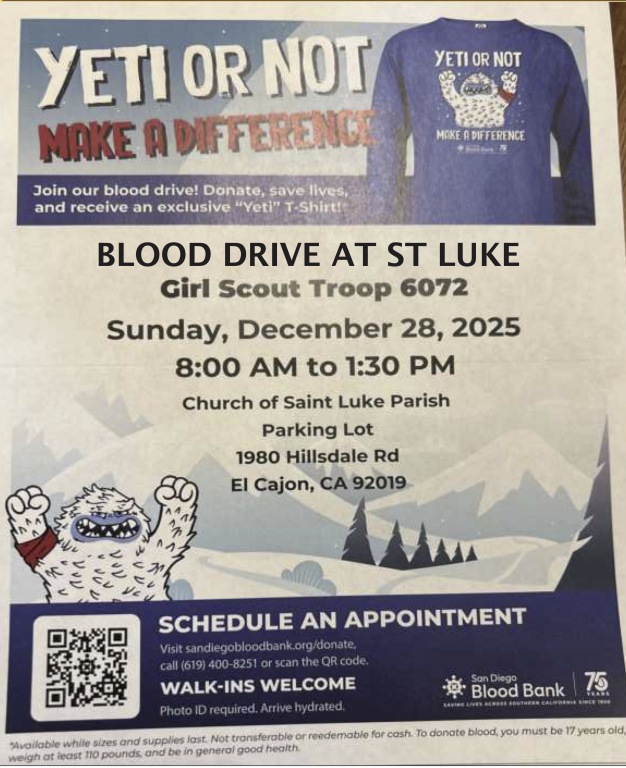 Blood Drive, 12/28