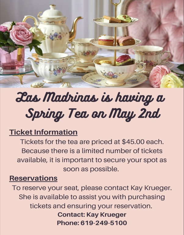 Las Madrinas Spring Tea, May 2nd