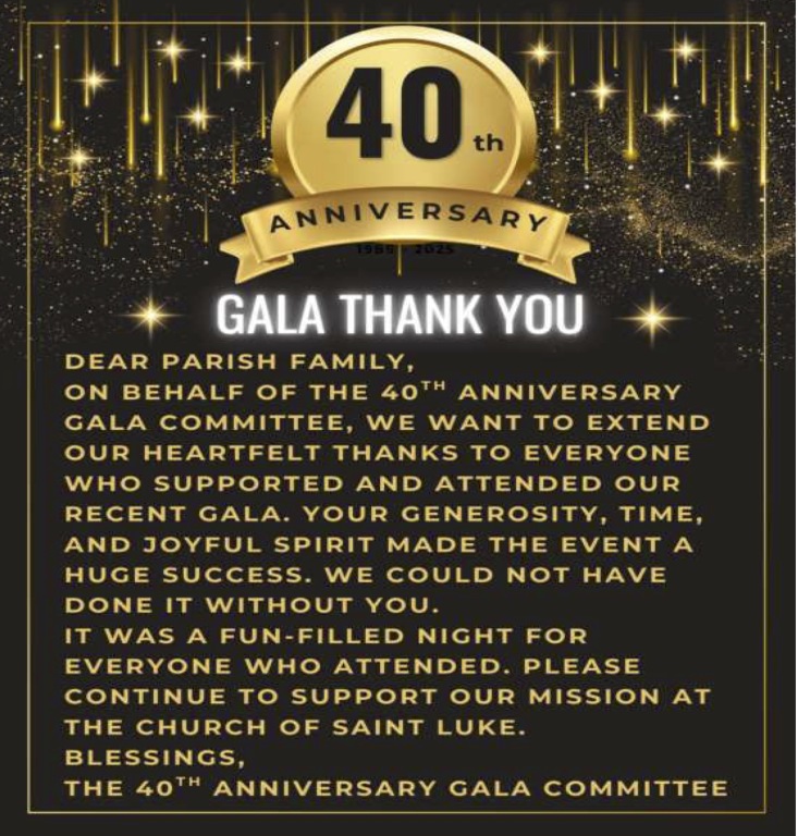Gala Thank You
