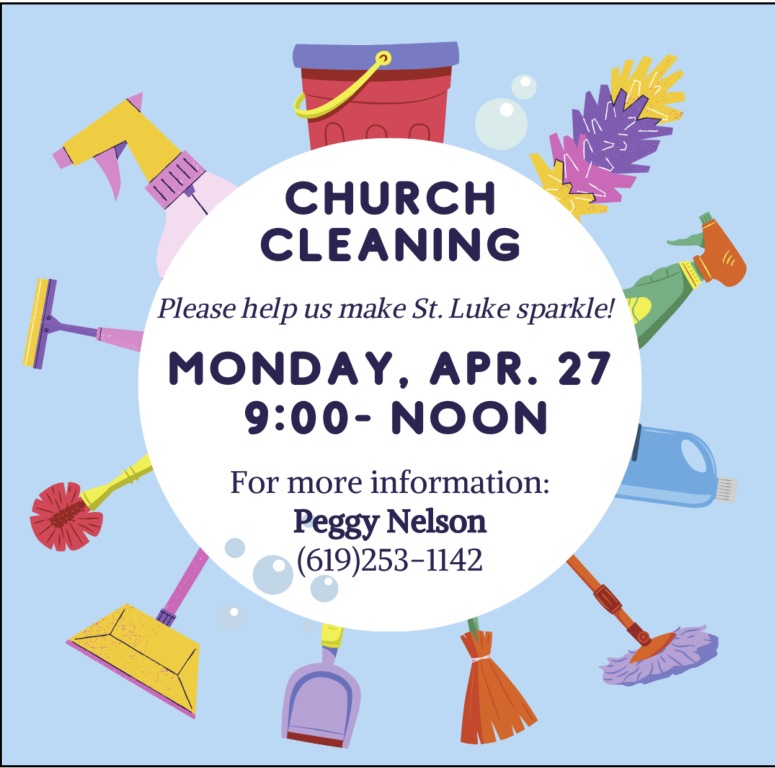 Church Cleaning 4-27