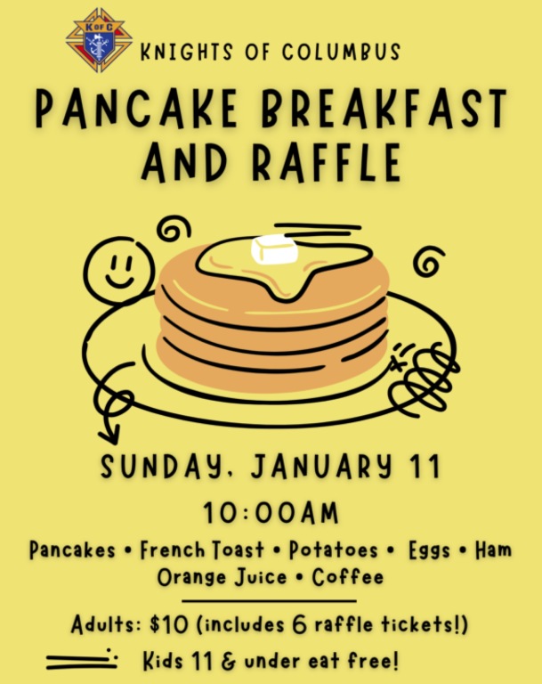 KofC Pancake Breakfast 1-11