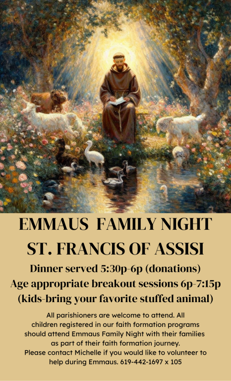 Emmaus: St. Francis of Assissi