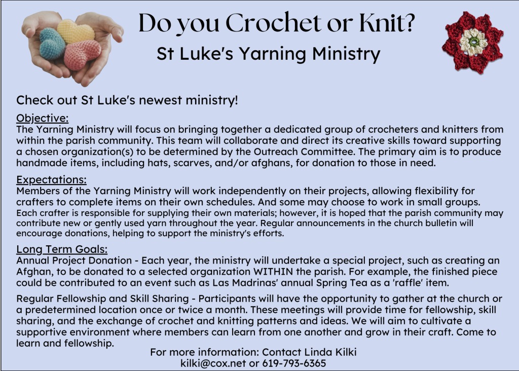 New! Yarning Ministry