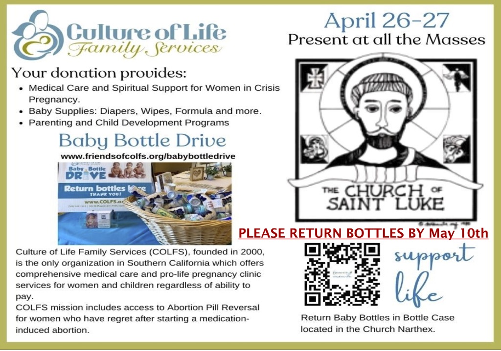 Culture of Life Baby Bottle Collection