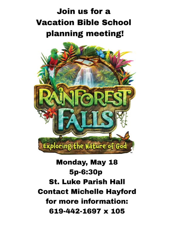 VBC Rainforest Falls Planning Meeting 5/18