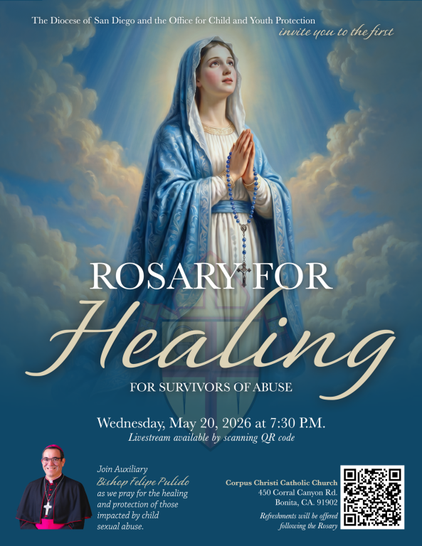 Rosary for Healing, for Abuse Survivors 5/20, Corpus Christi Catholic Church
