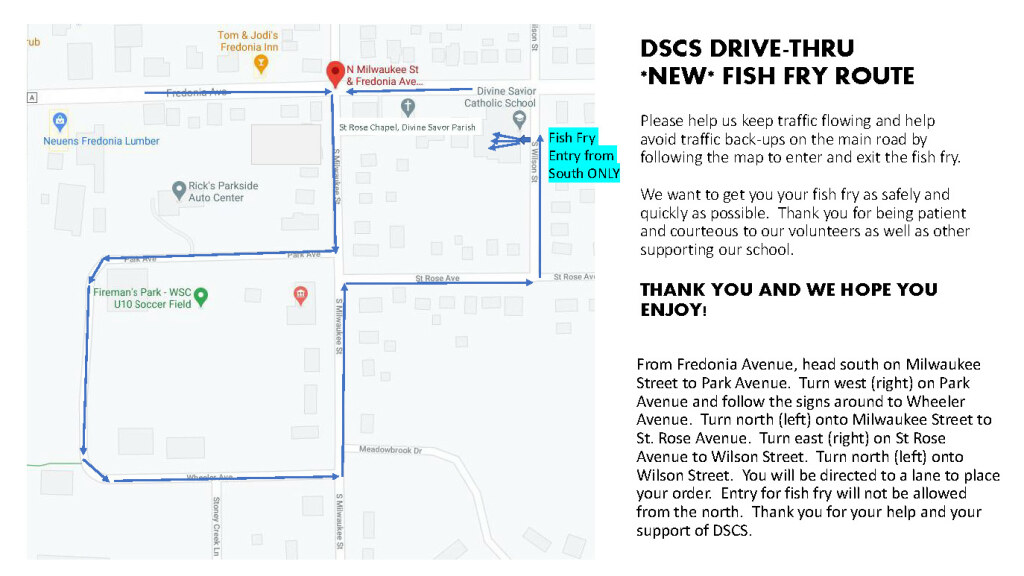 Divine Savior Catholic School Fish Fry Divine Savior & Our Lady of
