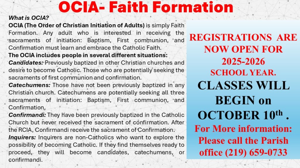OCIA 2025